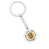 CANCER: Loyal, intuitive, caring, protective, emotional, creative. - Graphic Circle Keychain Jewelry ShineOn Fulfillment 