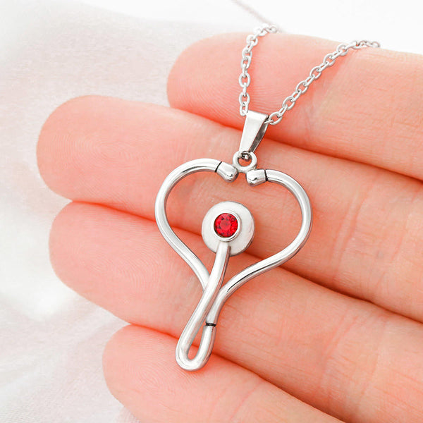 Congrats Nurse - Stethoscope Necklace Jewelry ShineOn Fulfillment 