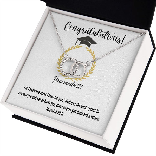 Congratulations! You made it - The Perfect Pair Necklace Jewelry ShineOn Fulfillment 