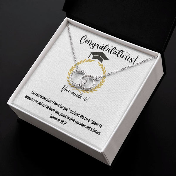 Congratulations! You made it - The Perfect Pair Necklace Jewelry ShineOn Fulfillment 