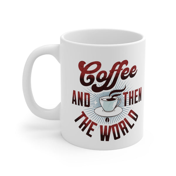 Embark on a Journey with Coffee and then the World - Ceramic Mug Mug Printify 15oz 