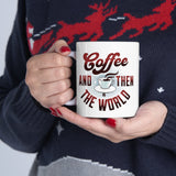 Embark on a Journey with Coffee and then the World - Ceramic Mug Mug Printify 