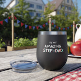 Every Father's Day, stepdads don't get the gift they deserve, but this is the day - Copper Vacuum Insulated Cup, 12oz Mug Printify 
