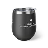 Every Father's Day, stepdads don't get the gift they deserve, but this is the day - Copper Vacuum Insulated Cup, 12oz Mug Printify 