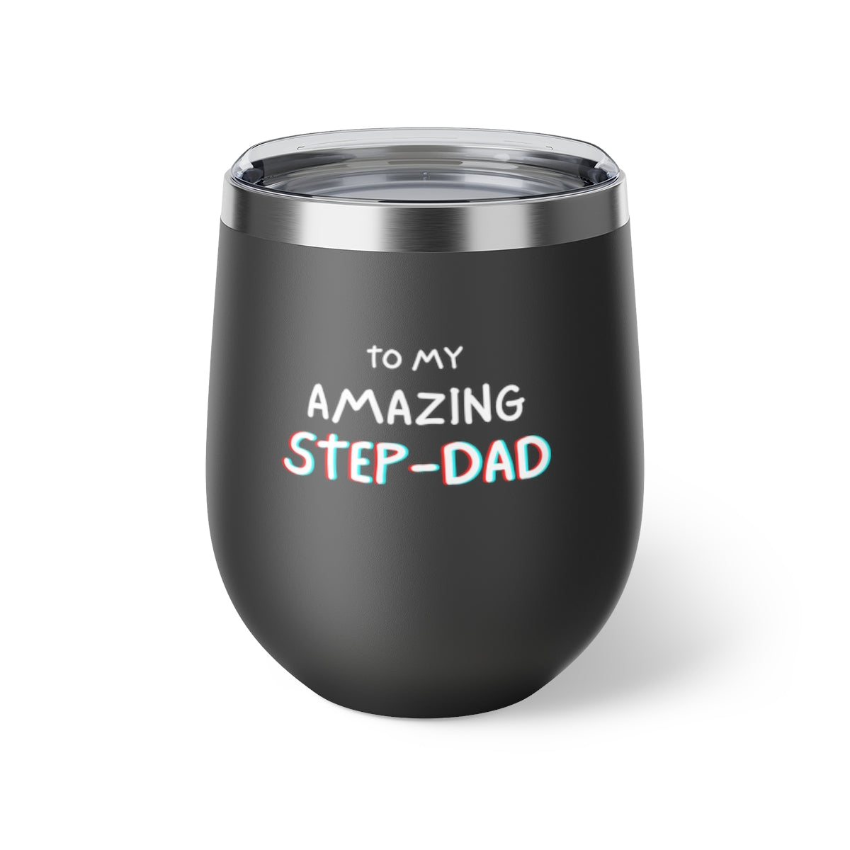 Every Father's Day, stepdads don't get the gift they deserve, but this is the day - Copper Vacuum Insulated Cup, 12oz Mug Printify 