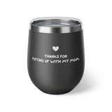 Every Father's Day, stepdads don't get the gift they deserve, but this is the day - Copper Vacuum Insulated Cup, 12oz Mug Printify 
