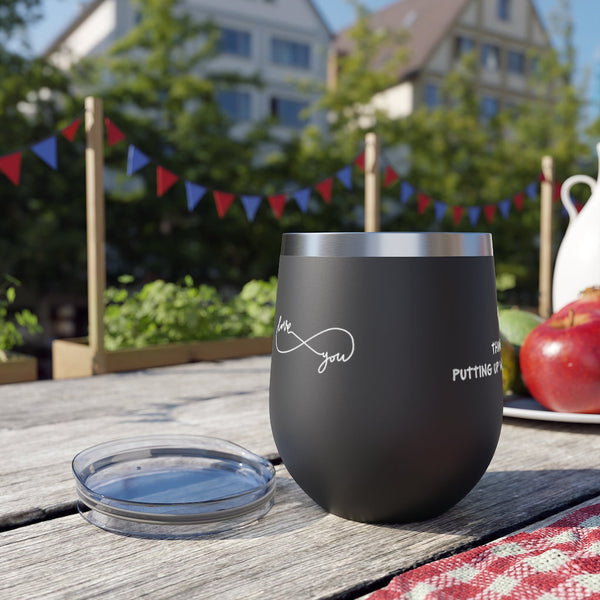 Every Father's Day, stepdads don't get the gift they deserve, but this is the day - Copper Vacuum Insulated Cup, 12oz Mug Printify 