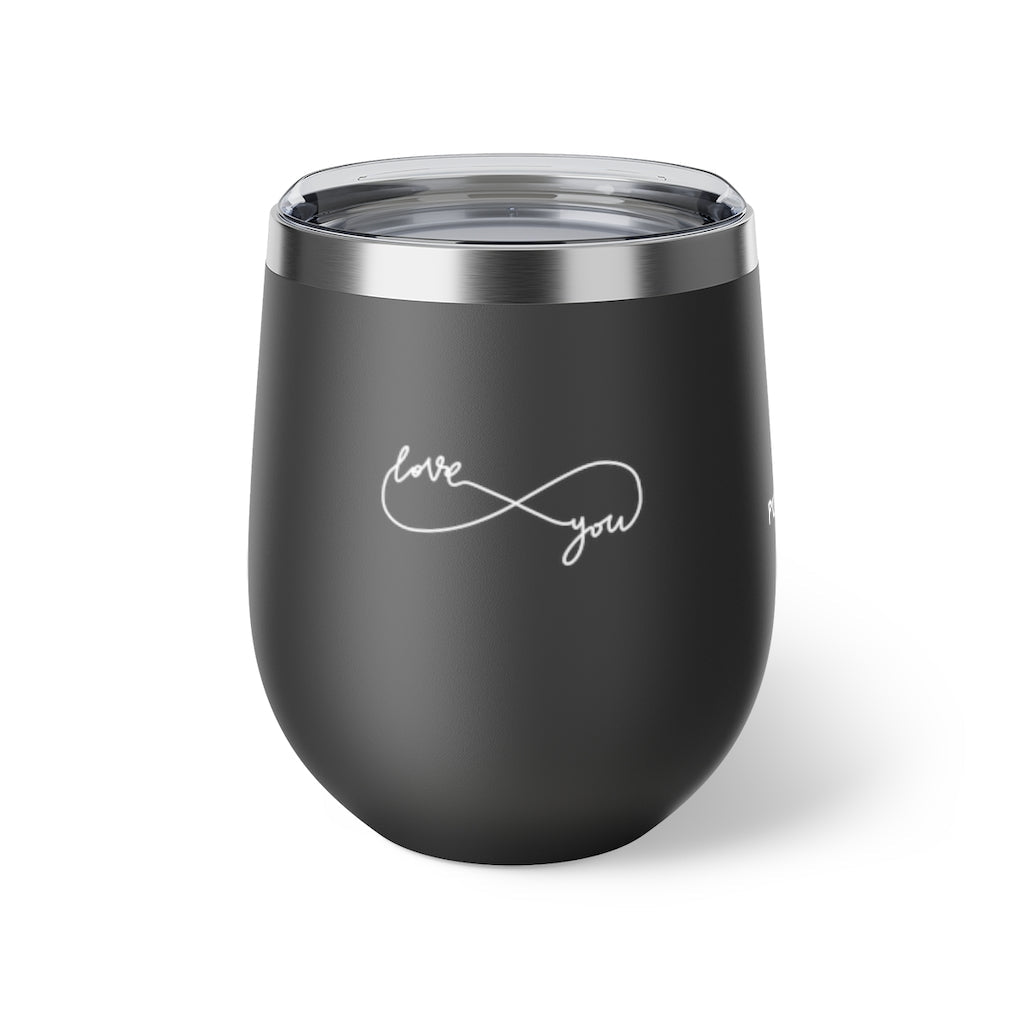 Every Father's Day, stepdads don't get the gift they deserve, but this is the day - Copper Vacuum Insulated Cup, 12oz Mug Printify Black 12oz 
