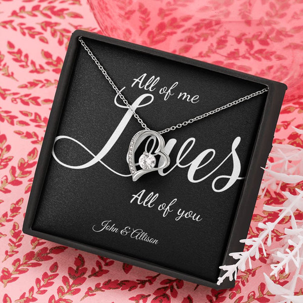 (Exclusive Offer) All Of Me Loves All Of You - Personalized Forever Love Necklace - Jewelry ShineOn Fulfillment 