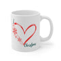 I Love Christmas" Heart Mug: Exclusive Festive Sipper 11-15oz Mug Printify 11oz 