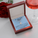 light blue- To My Dear Mom | I Can't Imagine My Life Without You | From Son to Mother Necklace Jewelry ShineOn Fulfillment 