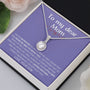 light purple - To My Dear Mom | I Can't Imagine My Life Without You | From Son to Mother Necklace Jewelry ShineOn Fulfillment 