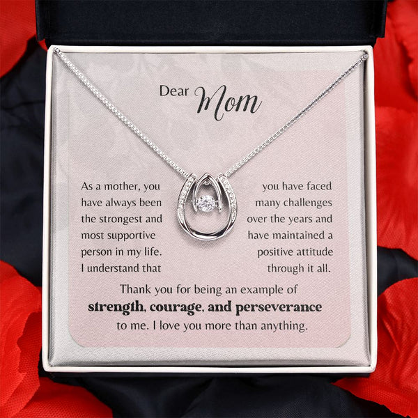 Mom I love you more... - Lucky in Love Necklace Jewelry ShineOn Fulfillment 