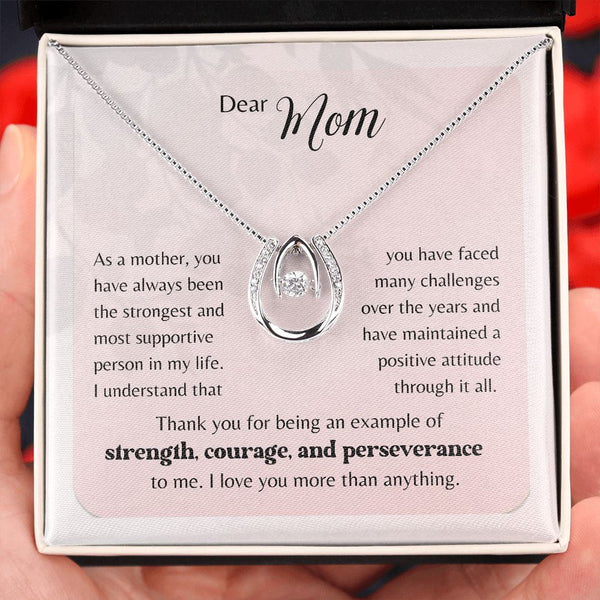 Mom I love you more... - Lucky in Love Necklace Jewelry ShineOn Fulfillment Standard Box 