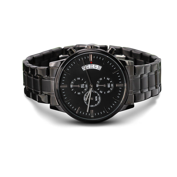 musthave an extraordinary gift for an exceptional son chronograph black watch Jewelry ShineOn Fulfillment 