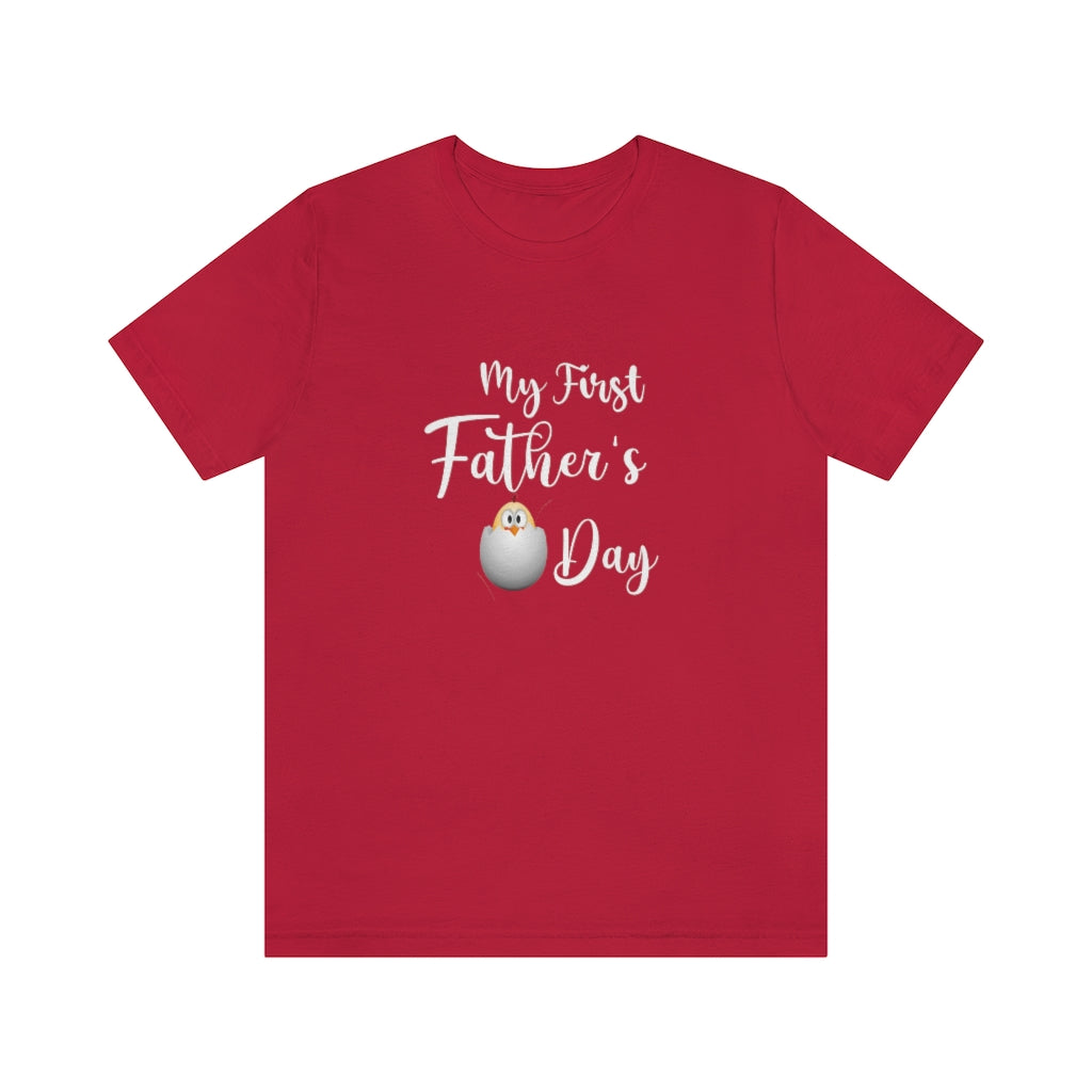 Happy First Father's Day Baby Jersey Short Sleeve Tee - Bambinolusso