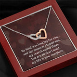 My Soul was looking for you... Interlocking hearts Necklace Jewelry ShineOn Fulfillment 