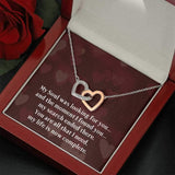 My Soul was looking for you... Interlocking hearts Necklace Jewelry ShineOn Fulfillment 