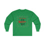 Naughty List" Exclusive Holiday Sweater Long-sleeve Printify S Irish Green 