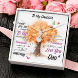 Necklace Alluring Beauty for Daughter - Love Dad Jewelry ShineOn Fulfillment 