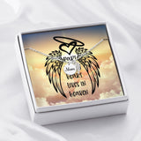 Part of my Heart lives in Heaven - Remembrance Necklace 