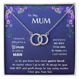 Perfect Gift for Mom - Perfect Pair Necklace Jewelry ShineOn Fulfillment 
