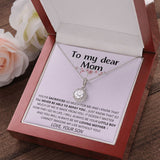 roado -To My Dear Mom | I Can't Imagine My Life Without You | From Son to Mother Necklace Jewelry ShineOn Fulfillment 