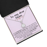 roado -To My Dear Mom | I Can't Imagine My Life Without You | From Son to Mother Necklace Jewelry ShineOn Fulfillment 