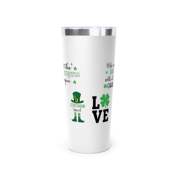 St Patrick's day - Copper Vacuum Insulated Tumbler, 22oz Mug Printify 