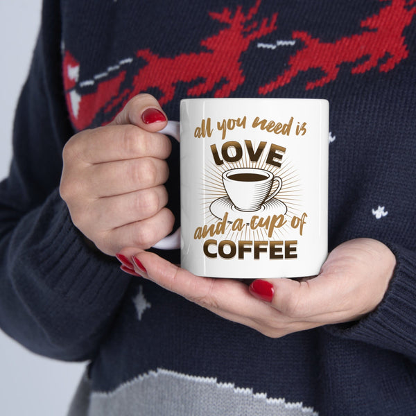 The Love Brew - Your Perfect Coffee Companion! Mug Printify 