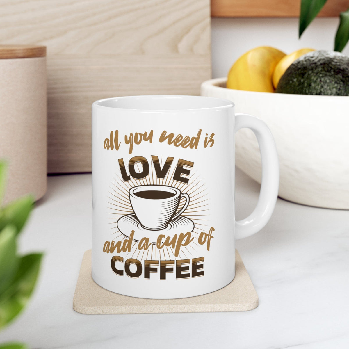 The Love Brew - Your Perfect Coffee Companion! Mug Printify 