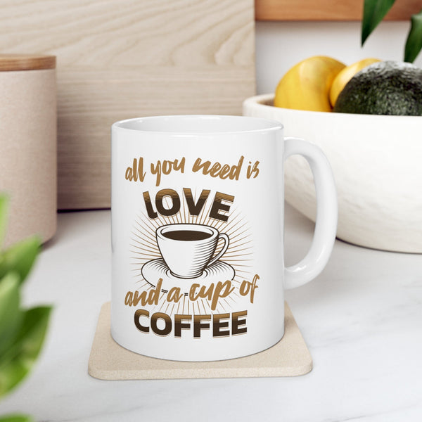 The Love Brew - Your Perfect Coffee Companion! Mug Printify 