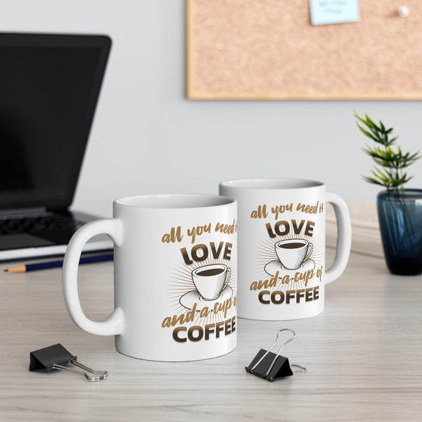 The Love Brew - Your Perfect Coffee Companion! Mug Printify 
