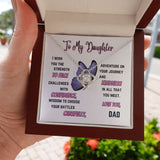 The Love Knot Necklace for Daughter - Love Dad Jewelry ShineOn Fulfillment 