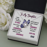 The Love Knot Necklace for Daughter - Love Dad Jewelry ShineOn Fulfillment 