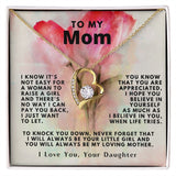 This gift for mom necklace is just what you're looking for - Forever Love Necklace Jewelry ShineOn Fulfillment 