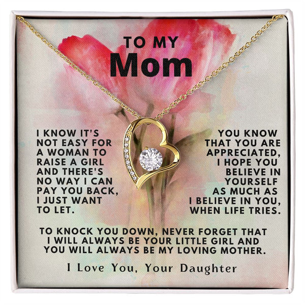 This gift for mom necklace is just what you're looking for - Forever Love Necklace Jewelry ShineOn Fulfillment 