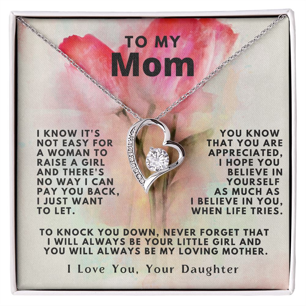 This gift for mom necklace is just what you're looking for - Forever Love Necklace Jewelry ShineOn Fulfillment 