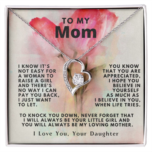 This gift for mom necklace is just what you're looking for - Forever Love Necklace Jewelry ShineOn Fulfillment 