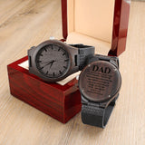 This is the perfect gift for dad! - Engraved Wooden Watch - Your dad will LOVE it! Watches ShineOn Fulfillment 