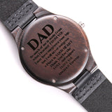 This is the perfect gift for dad! - Engraved Wooden Watch - Your dad will LOVE it! Watches ShineOn Fulfillment 