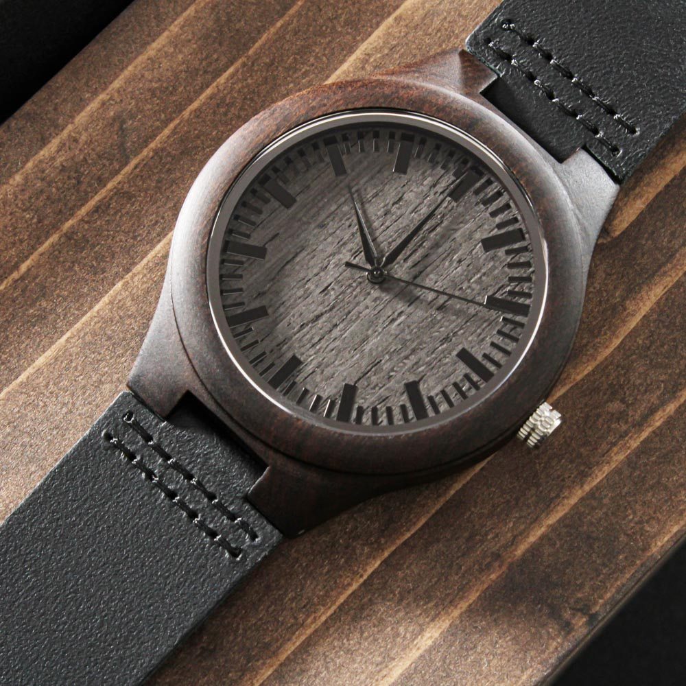 Engraved Men's Wooden Watches for Personalized Gift – Groomsman Gear