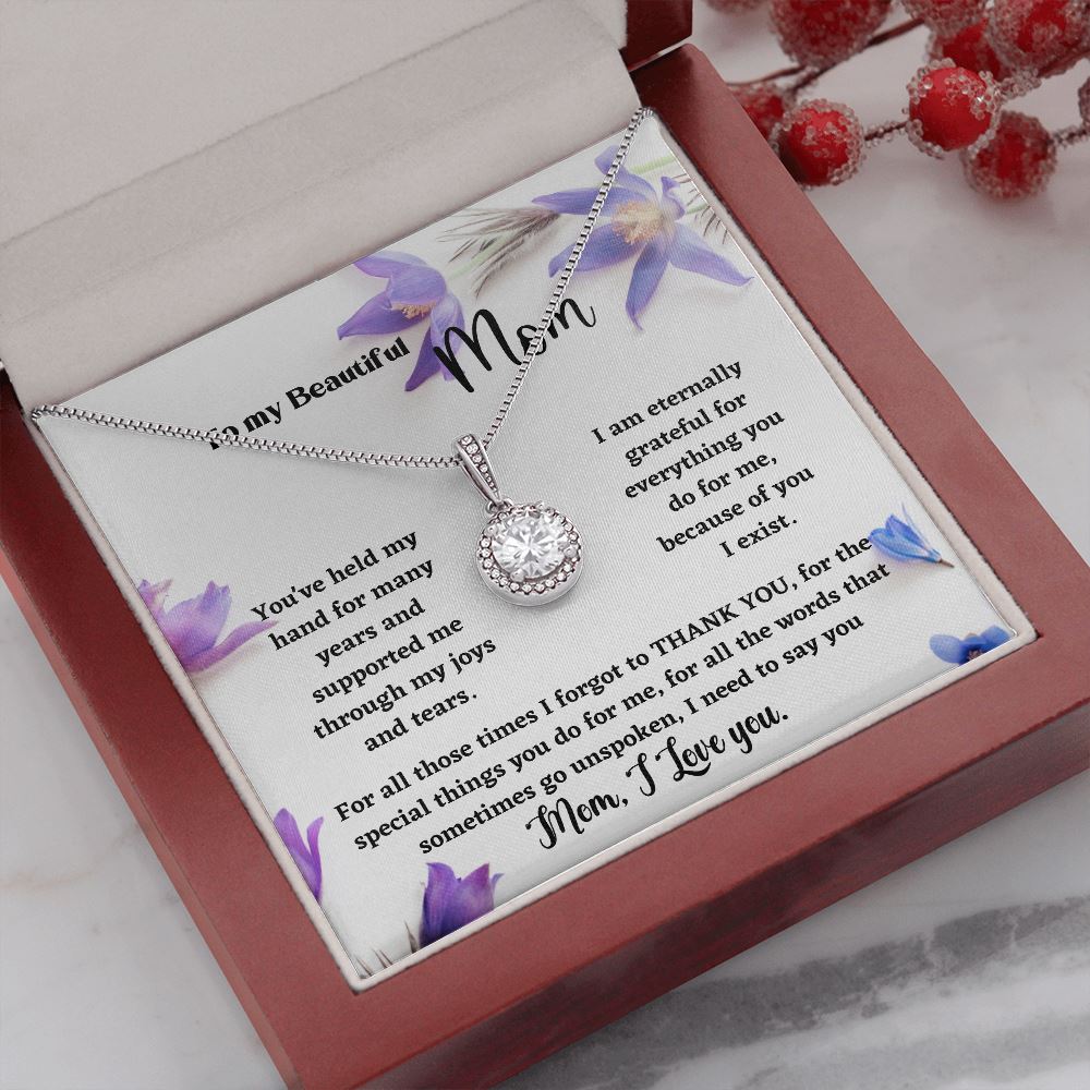 To my beautiful Mom - Eternal Hope Necklace Jewelry ShineOn Fulfillment 