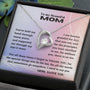 To my Beautiful Mom - Forever Love Necklace Jewelry ShineOn Fulfillment 