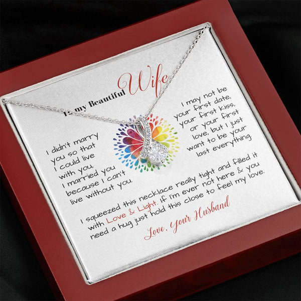 To my Beautiful Wife - ALLURING BEAUTY Necklace Jewelry ShineOn Fulfillment 