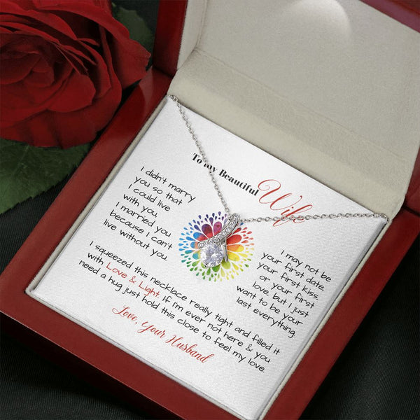 To my Beautiful Wife - ALLURING BEAUTY Necklace Jewelry ShineOn Fulfillment 