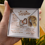 To My Daughter - Interlocked Heart - Love Dad Jewelry ShineOn Fulfillment 