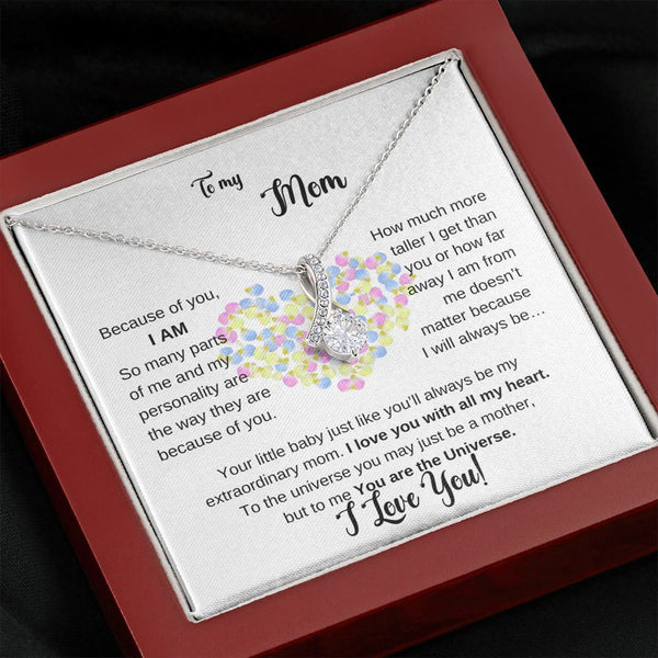 To my Mom - Because of you I AM - ALLURING BEAUTY Jewelry ShineOn Fulfillment 