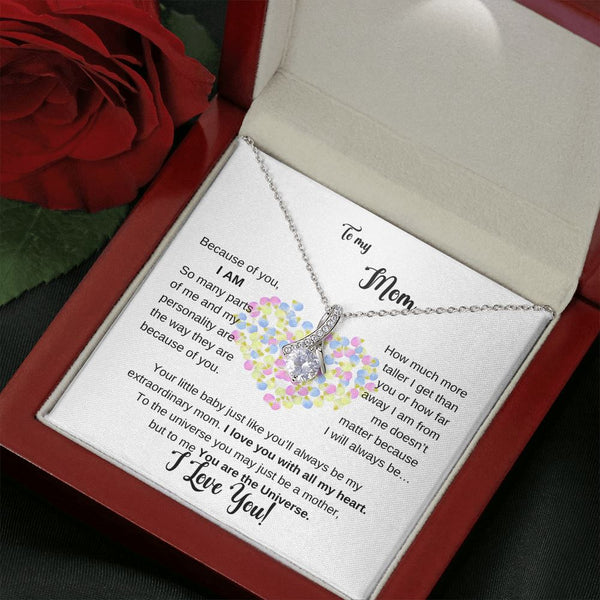 To my Mom - Because of you I AM - ALLURING BEAUTY Jewelry ShineOn Fulfillment 