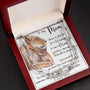 To my Mom - Forever Linked Necklace from Son Jewelry ShineOn Fulfillment 14K White Gold Finish 